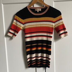 Philosophy Multicolor Striped Knit Top